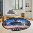 thumbnail image 3 of Tapis de Sol Rond Lightyear Confortable, Durable, Décor Prêt à l'Emploi.80X80cm, 31.5 Pouces x 31.5 Pouces, 3 of 7
