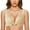 Beige, variant on Women's Front Closure Push Up Bra Seamless Comfortable Sexy Lingerie T-Shirt Underwire Support