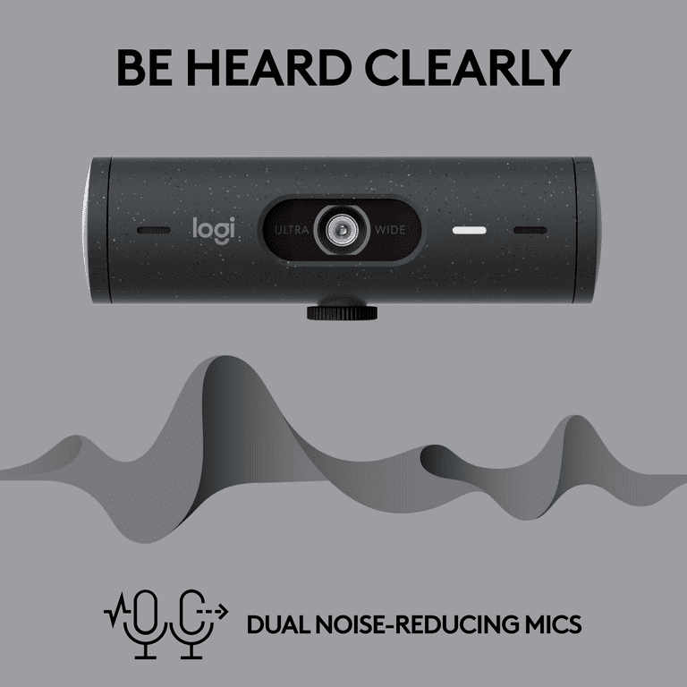 Logitech Brio 505 Full HD Webcam with Auto Light Correction