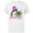 White, variant on Disney 100 Stitch in Costume Cheshire Cat Wonderland Welcome - Short Sleeve Cotton T-Shirt for Adults - Customized-Black