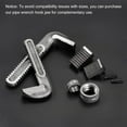 thumbnail image 5 of Pipe Wrench Hook Jaw 14" Plumbing Wrench Replacement Jaws Carbon Steel for 14" Adjustable Wrench, 5 of 9