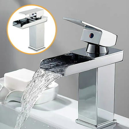 

Countertop Copper Bathroom Faucet Faucet Faucet Basin Sink Water-fall Faucets Faucets TANGNADE
