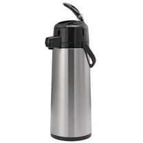 Service Ideas ECAL25S Eco-Air Airpot with Lever Lid, 2.5 L, Glass vacuum insulated