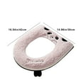thumbnail image 2 of Clearance! Anckoeil Zipper Model Toilet Seat Household Embroidery Sitting Washer Toilet Seat Cover Cute Washer Four Seasons Universal Toilet Seat, 2 of 6