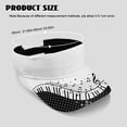 thumbnail image 4 of Chririnla Sun Visor Cap with Musical Notes Design, UV Protection Hat for Summer Golf and Outdoor Activities, 4 of 4