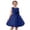Dark Blue, variant on Grblisyd Girls Dresses Flower Girls Party Dress Bridesmaid Ball Gown Wedding Tulle 3-10 Years