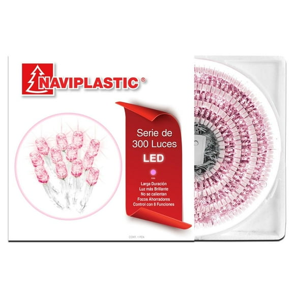 Serie Naviplastic Serie de 300L Led rosa y cable transparente