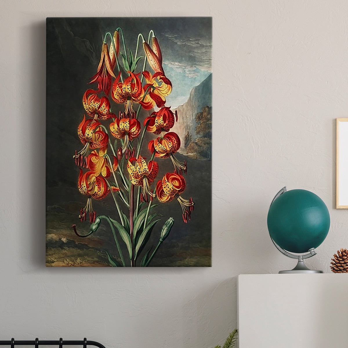 Temple of Flora III Premium Gallery Wrapped Canvas - Ready to Hang