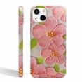 thumbnail image 1 of Tobelint Boho Flower Painting Case for iPhone 14,Aesthetic Colourful Floral Pattern Bumper Case Cover, 1 of 5