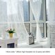 thumbnail image 2 of Yuarrent Cortina transparente fácil de usar para dormitorio, amplia aplicación garantizada, cortinas de ventana, cortinas de tul funcionales Sombras de ventana Blanco 145cm*260cm650G, 2 of 6