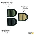 thumbnail image 3 of Hero’s Pride 1.75" Reinforced Nylon EDC Support Belt – Zinc Buckle, Size 4XL (54"), 3 of 5