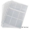 thumbnail image 1 of Tarjetas coleccionables con 450 bolsillos, 50 páginas por carpeta comercial vacía de 9 bolsillos, accesorios para tarjetas comerciales neutrales y transparentes, 1 of 8