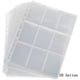thumbnail image 1 of Tarjetas coleccionables con 450 bolsillos, 50 páginas por carpeta comercial vacía de 9 bolsillos, accesorios para tarjetas comerciales neutrales y transparentes, 1 of 8