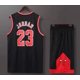thumbnail image 1 of #23 Michael Jordan Basketball Jersey Set Bulls Uniform for Kids Adults - Black V 2XL (170-175CM), 1 of 5