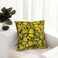 thumbnail image 6 of Honeii Yellow Butterflies Print Throw Pillow, Square Decorative Pillow Forms Soft Fluffy Plump Pillow Decorative Pillow Inserts,Couch Pillows-20"x20", 6 of 7