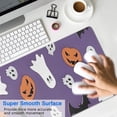 thumbnail image 4 of Long Mouse Pads for Desk,Purple Halloween Ghosts Skulls and Bats Desk Mats on Top Of Desks, Desk Mouse Pad Extra Large with 3mm Non-Slip Base and Stitched Edge for Gaming,Office,Work,Home 31.5x15.7in, 4 of 5