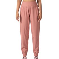 SWSMCLT Women's Yoga Pants Gym Casual Comfy Hiking Thin Long Sweatpants Jogger Slim Fit Stretch Elastic Waist Joggers Pink 8