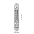 thumbnail image 2 of HOMEMAXS 1 Set Door Bolts Stainless Steel Concealed Security French Door Locks Latch Bolts for Composite Wood Double Dummy Door with Pole 200mm Silver, 2 of 8