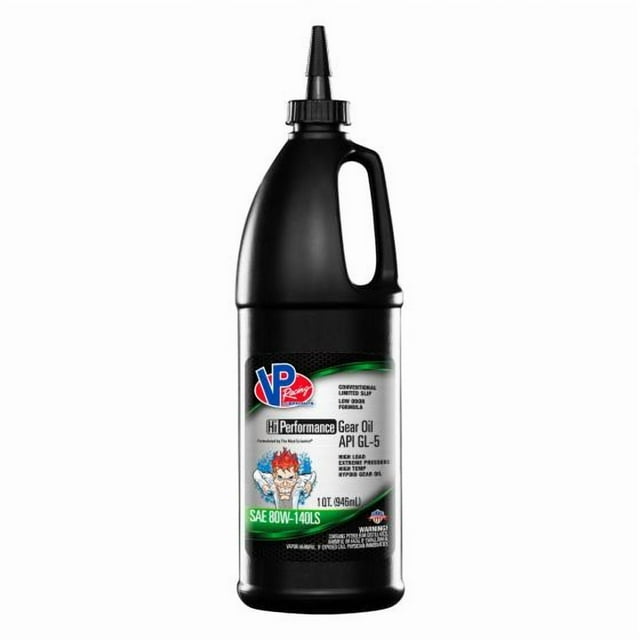 VP Racing Fuels Huile pour Engrenages 2705 Haute Performance; Simple; Bouteille de 1 Quart; SAE 80W-140