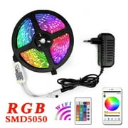 12v led strip 5M/roll SMD 5050 tape light waterproof neon strips Party decoration light for living room Bar lamp WIFI ribbon