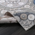 thumbnail image 4 of CAMILSON Spring Bohemian Medallion Floral Easy-Cleaning Non-Shedding Washable Outdoor Indoor Area Rug Blue 9x12, 4 of 11