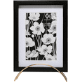 thumbnail image 2 of Concepts Modern Black Wood Photo Frame with Gold Arch Stand – Sleek Tabletop Picture Frame, Minimalist Desk Decor, Gift-Ready Frame for Home & Office ( pack of 4 ), 2 of 7