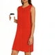 thumbnail image 2 of TaTaai Women's Casual Pullover Dress Sleeveless Round Neck Solid Color Slip Dress with Side Slit Lightweight Stretchy Summer Wear Gift, 2 of 6