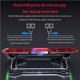 thumbnail image 4 of Tholdsy Enfriador de computadora portátil para juegos, soporte ajustable para 6 ventiladores, enfriador silencioso para Gamer, soporte Teléfono y Comunicación Negro+Rojo, 4 of 6