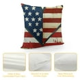 thumbnail image 4 of Chilfamy 4th of July Patriotic American Flag Stars and Stripes Decorative Throw Pillow Cover, America Land of The Free Porch Outdoor Home Decor Freedom USA Polka Dots Cushion Case White, 4 of 5