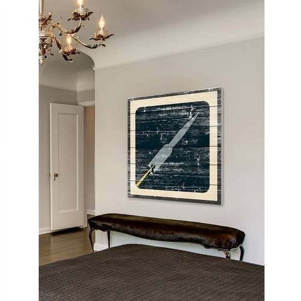 Into the Stratosphere Painting Print on White Wood