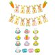 thumbnail image 1 of Pancarta de Pascua Feliz Soledad decoraciones colgantes de remolino 17 cm, 1 of 7