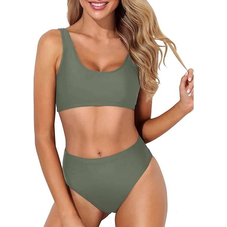 Walmart high waisted bathing suit cheap bottoms