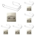 5Pc Paper Towel Holder, No Drill Adhesive Wall Mount, Stainless Steel ...