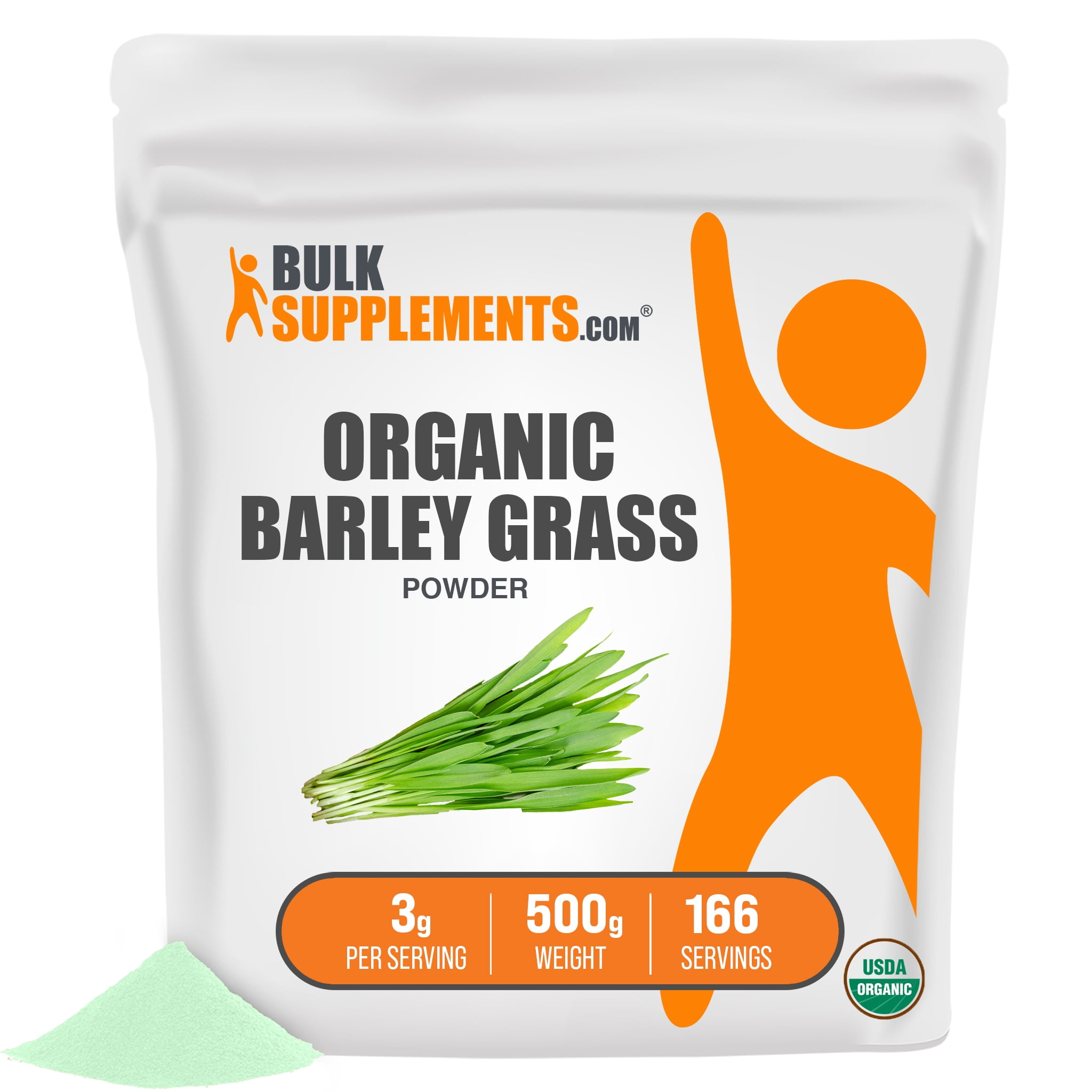 USDA Organic Barley Grass Powder, Raw, Vegan, Green Super Food, Rich in  Plant Protein, Fibers and Minerals, Natural Energy Booster and Body Detox,  Resealable Pouch 4 OZ / 113 GM 