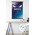 thumbnail image 2 of NBA Charlotte Hornets - Logo 14 Wall Poster with Wooden Magnetic Frame, 22.375" x 34", 2 of 5