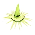 thumbnail image 3 of Hanging Witch Hat String Light - Light Up Waterproof Glowing Halloween Decor, Battery Operated LED Sawtooth Hat for Indoor Outdoor, Garden, Yard, 3 of 7