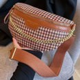thumbnail image 1 of Bolso bandolera informal de piel sintética para mujer bolso de hombro liso para otoño e invierno, 1 of 9
