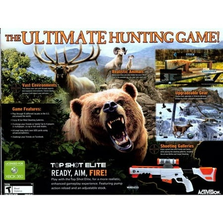 Cabela's Big Game Hunter 2012 w/ gun (Xbox 360)
