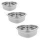 thumbnail image 4 of Recipiente para alimentos de acero inoxidable de 3 piezas, apto para calentar, para servir aperitivos, ensaladas y mezclar, suministros de cocina, 4 of 6