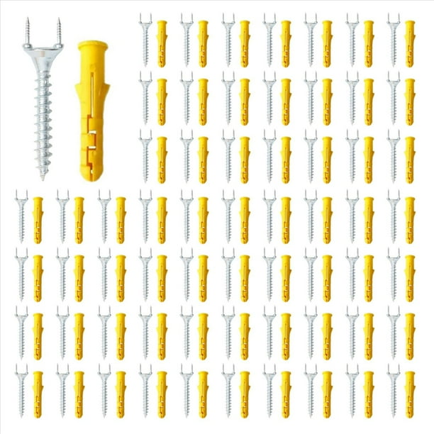 300 Uds Clavos Sin Costura Tornillo de Doble Cabeza Placa Base de Madera Maciza Clavos Sin Costura Línea de Pie Clavos Especiales Tornillos de Seguridad