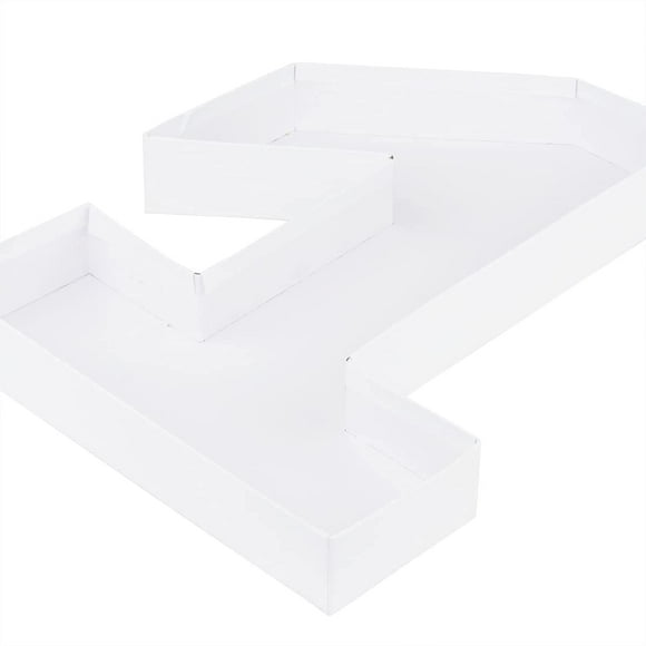 Tabla de pastoreo rellenable de cartón con forma de número para regalo, WENPACK 12