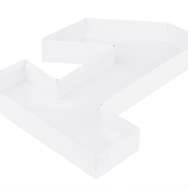 Tabla de pastoreo rellenable de cartón con forma de número para regalo, WENPACK 12