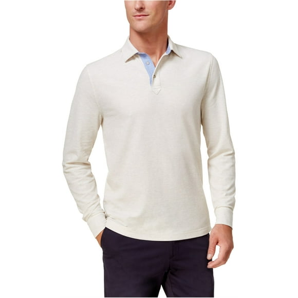 Club Room Polo de Rugby Performance pour Hommes, Blanc, Grand