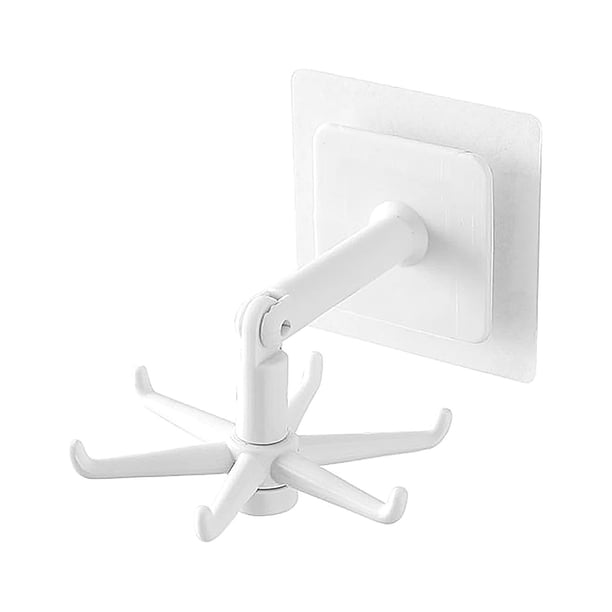 onlyliua Liquidación de Rebajas de Hoy Accesorios para Utensilios de Cocina Gancho para Baño Perchero de Pared Giratorio 360°