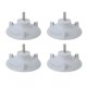 thumbnail image 1 of 4 Pack Shower Chair Legs Replacement for Elderly, Large Suction Cups, Non-Slip Rubber, 1 of 1