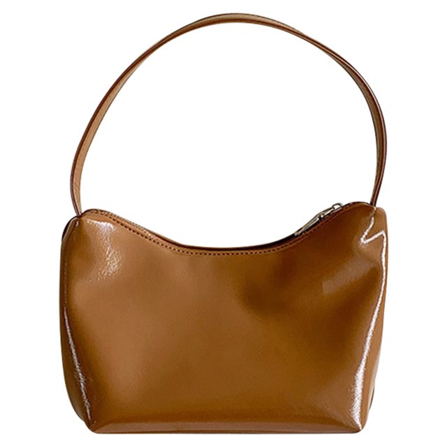 Bolsos Hobo Elegantes para Mujer Bolso Axilas PU Gran Capacidad Con Asa Color Sólido