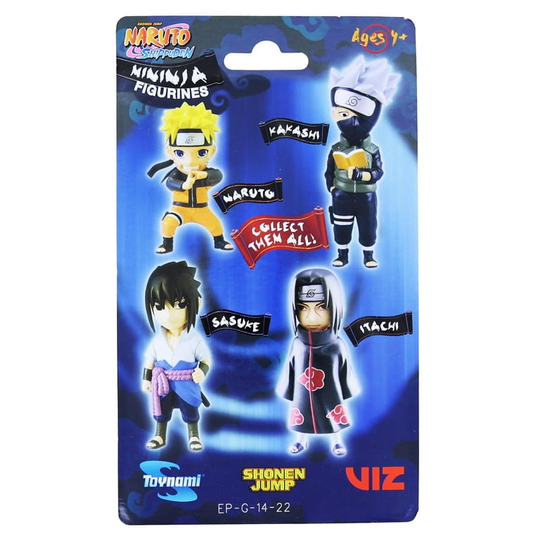 Naruto Mininja Series 1 Itachi Uchiha PVC Figure, 4 Inches