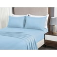 thumbnail image 4 of Chezmoi Collection Liam 7-Piece Chambray Blue Bed in a Bag Queen Comforter Set with Sheets Medallion Embossed Bedding Set, 4 of 9