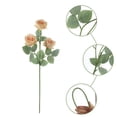 thumbnail image 4 of Artificial 3 Heads Roses Artificial Flower For Home Decoration, 4 of 8
