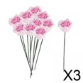 thumbnail image 1 of 3x10x Adornos En Miniatura De Flores De Rosas Artificiales Para Miniaturas De Casas De Muñecas, 1 of 8